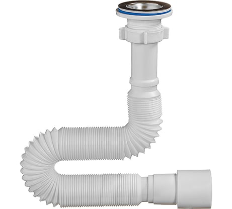 Гибкая труба ORIO с выпуском 1 1/4x40/50, длина 650мм А-3016