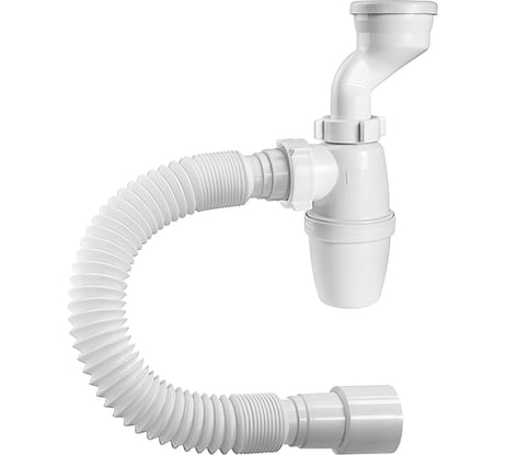 Сифон ORIO 1 1/4x40 для писсуара с манжетами D-40мм/D-46 мм, с гибкой трубой 40-40/50 Р-31009