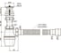 Бутылочный сифон ORIO 1 1/2x40 с пластиковой решеткой D-70мм, с гибкой трубой 40-40/50 А-7001 2
