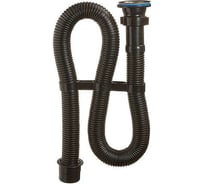 Гофрированный сифон ORIO 1 1/2x40 черный, длина 1000мм переходник на 50 мм АС-3012