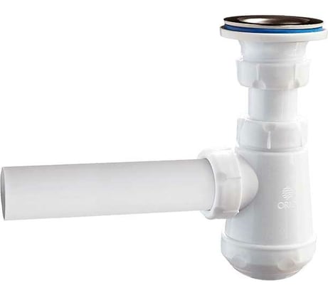 Сифон ORIO Чик бутылочный 1 1/4x32, с жесткой трубой 32-32 МВ-32059