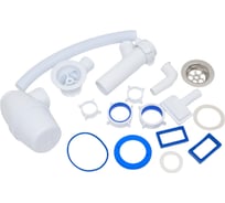 Бутылочный сифон ORIO 1 1/2x40, с одним отводом, с переливом А-4054