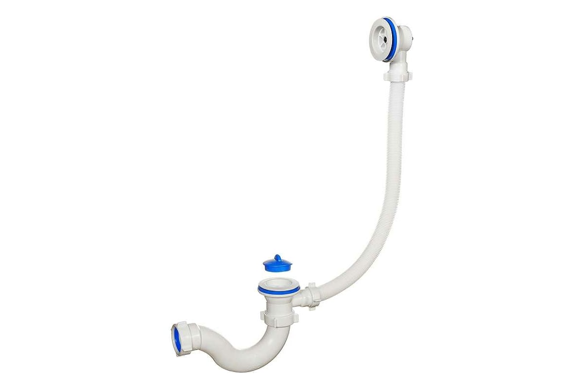Сифон для ванны ORIO 1 1/2x40, с пластиковой решеткой D-70мм, с ...