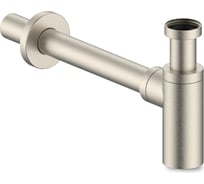 Бутылочный сифон для умывальника IDDIS Optima home сатин OPTBN00i84