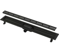 Душевой лоток Alcadrain с черной матовой решеткой ag101101650 00079290