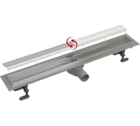 Душевой лоток Alcadrain Fitgo 750 с двухсторонней решеткой ag071401750 00079298