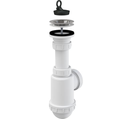 Cифон для мойки Alcadrain c нержавеющей peшeткой 70 мм ag210712154 00079321