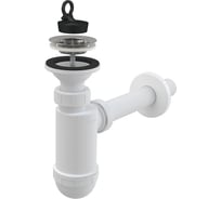 Сифон для раковины Alcadrain ø32 с нержавеющей peшeткой ø63 ag210512432 00079306