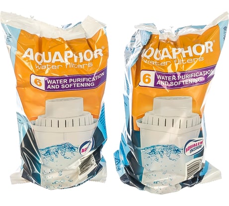 Комплект модулей сменных фильтрующихВ6 (2 шт.) Аквафор В6 (2шт)