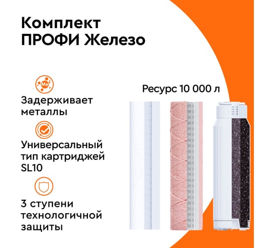 Комплект кассет Барьер ПРОФИ Железо Р133Р00