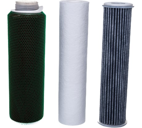 Комплект картриджей №14 к фильтрам Гейзер-Ультра БИО 411 (для мягкой воды) Гейзер 50075