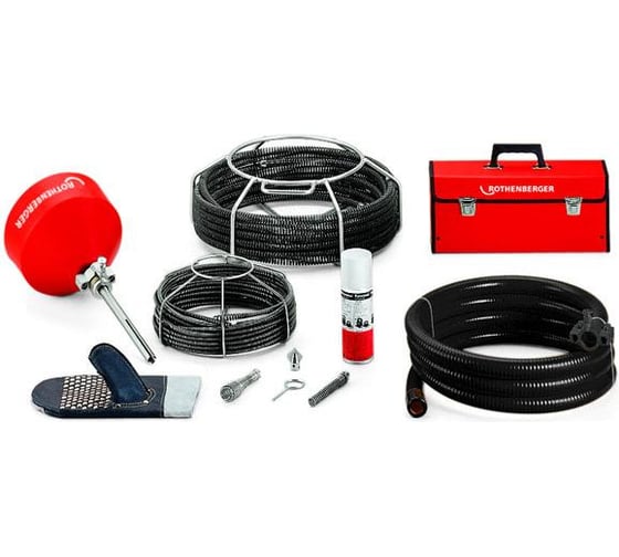 Машина для чистки труб 250Вт, 5 спиралей 16мм Rothenberger R550 79890X