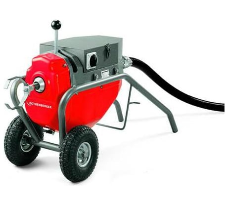 Переносная электрическая машина для чистки труб 1400Вт Rothenberger R80 72585