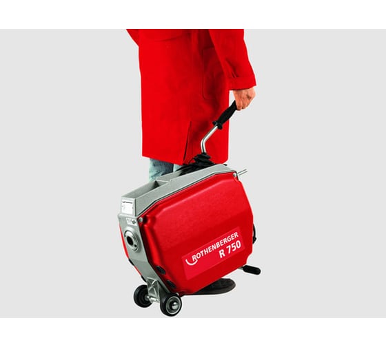 Переносная электрическая машина для чистки труб 900Вт Rothenberger R750 72910