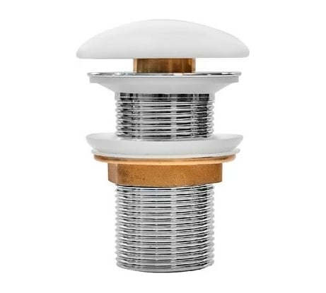 Выпуск для умывальника IDDIS без перелива, Optima Home белый матовый OPHWM00i88