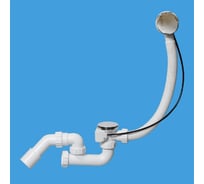 Полуавтомат McAlpine пластиковый с коленом (Lтросика=575мм) (цвет-хром) MRB2CBNS-PB