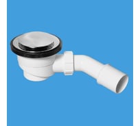 Трап для поддона McAlpine (выпуск 113 мм) 90/100-1 1/2, h=82мм, с трубкой 40/50 (тип кнопка) MRS4CLCP