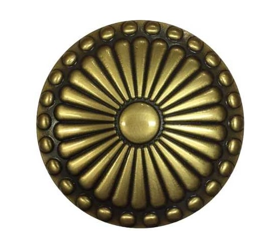 Слив с переливом BRONZE DE LUXE ЦВЕТОК латунь 21965