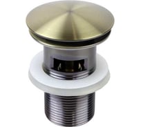 Донный клапан с переливом бронза СКАНДИ Bronze de Luxe 21971BR