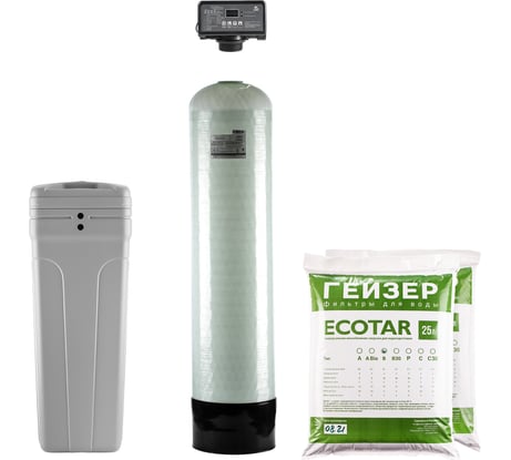 Установка обезжелезивания (до 15 мг/л) и умягчения воды Гейзер аквашеф l 332 автоматическое управление на 2-3 точки водоразбора 33679
