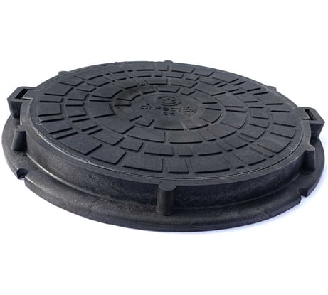 Люк полимерно-композитный Агросток легкий 760х630х60 мм 3 т (черный) 50773