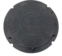 Люк полимерно-композитный Агросток легкий малый 760х580х50 мм 1,5 т (черный) 54195