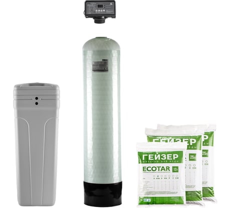 Установка обезжелезивания, умягчения и удаления органики Гейзер аквашеф xl 232 автоматическое управление на 3-5 точки водоразбора 33684