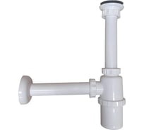 Итальянский сифон для кухонной мойки WISENT с круглым переливом WGER015