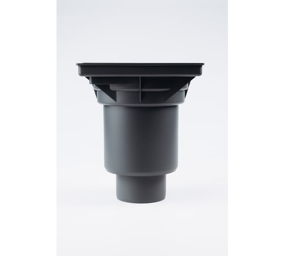 Трап нерегулируемый Fachmann Т 606 PNsP 246x244 вертикальный выпуск DN 110/160 с корзинкой и незамерзающим сифоном, решетка чугунная, пластиковый подрамник 04.089