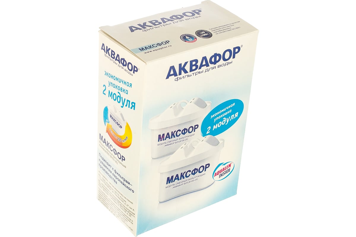Модуль сменный фильтрующий комплект 2шт. Аквафор В100-25 Максфор ...