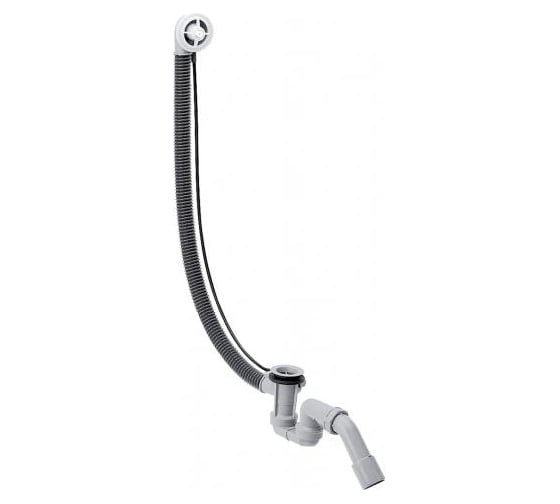 Скрытая часть слива-перелива для ванны Hansgrohe Flexaplus 58141180 00000008575 1