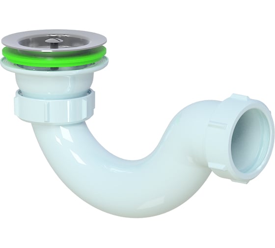 Сифон для душевого поддона 1 1/2" х 40 мм AKVATER V115 ИС.110248 1