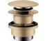 Push-open сливной набор для раковины Hansgrohe шлиф.бронза 50100140 00000080155 1