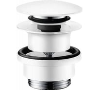 Push-open сливной набор для раковины Hansgrohe матовый белый 50100700 00000081453