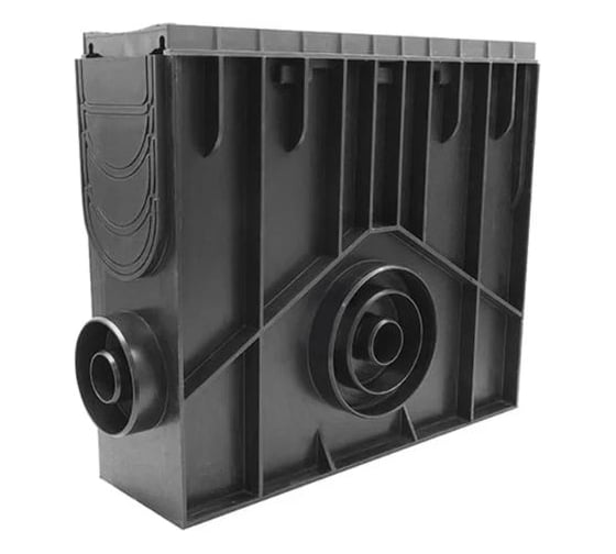 Пескоуловитель Ecoteck 100 h435 пластиковый, в сборе с решеткой 100 MEDIUM В-125 ДИ 12317000 46634 1