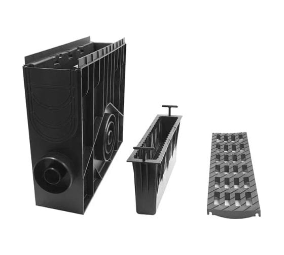 Пескоуловитель Ecoteck 100 h435 пластиковый, в сборе с решеткой 100 MEDIUM В-125 ДИ 12317000 46634