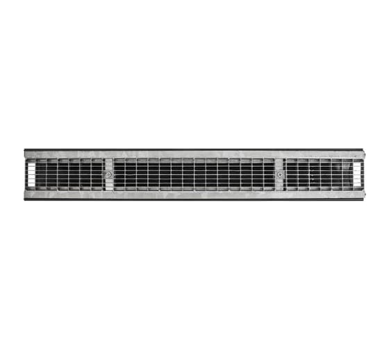 Лоток Ecoteck STANDART 100.125 h129 с решеткой сварной оцинкованной, кл. В125 46621