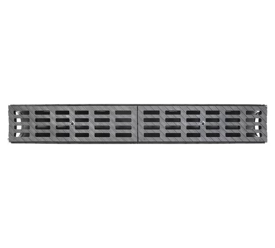 Лоток Ecoteck MEDIUM 100.125 h145 с решеткой пластиковой, кл.В125 46631