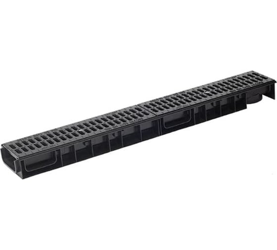 Лоток Ecoteck STANDART 100.65 h69 с решеткой 100 чугунной поперечной, кл. С250 54158