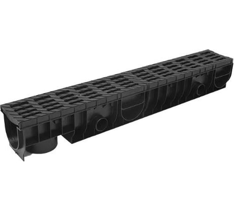 Лоток Ecoteck MEDIUM 100.125 h145 с решеткой пластиковой, кл.В125 46630