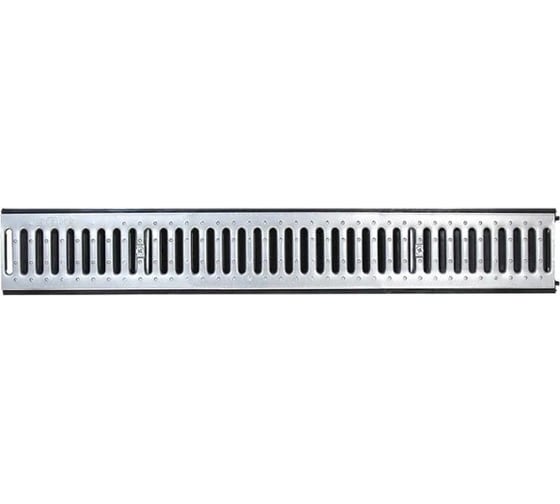 Лоток Ecoteck STANDART 100.65 h69 с решеткой стальной, кл. А15 46237