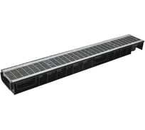 Лоток Ecoteck STANDART 100.65 h69 с решеткой сварной оцинкованной, кл.В125 46615