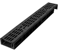 Лоток Ecoteck STANDART 100.65 h69 с решеткой 100 чугунной, кл.С250 46616
