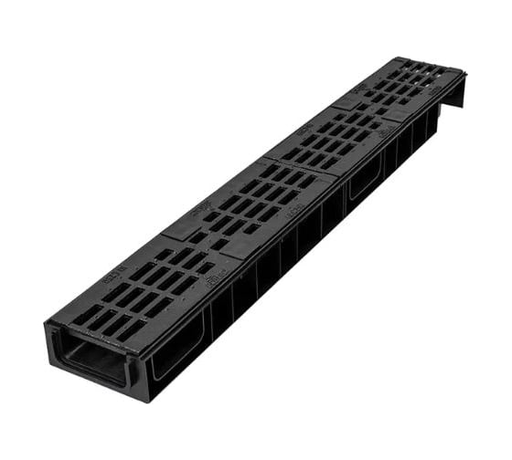 Лоток Ecoteck STANDART 100.65 h69 с решеткой 100 чугунной, кл.С250 46616