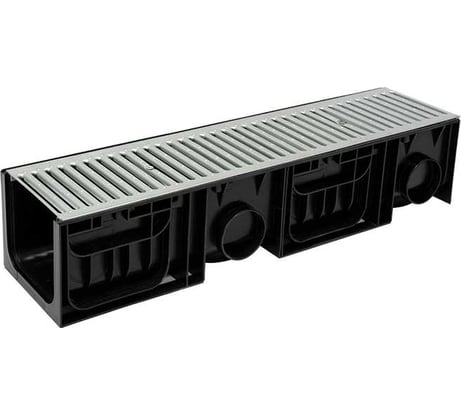 Лоток Ecoteck 200.210 h214 с решеткой стальной штампованной кл.А15 54159