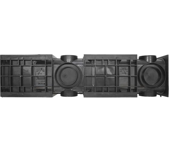 Лоток Ecoteck 200.210 h214 с решеткой стальной штампованной кл.А15 54159