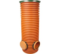 Дренажный смотровой колодец в сборе Агросток 368/315x1500 мм с тремя выходами 160 мм 54493