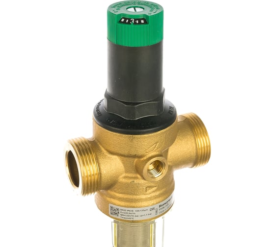 Фильтр миниплюс с редуктором на холодную воду Honeywell 100 мкм FK06-1"AA