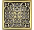Вертикальный трап BRONZE DE LUXE выход с дизайн-решеткой Узоры 21962-57 4