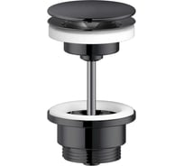 Сливное устройство Nobili pushopen, глянцевый черный av00110/11flp 00000124603